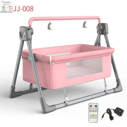 LazyChild 0-3 Years Old Baby Cradle Multi-function Electric Intelligent Sleep Rocking Chair Newborn Baby Sleeping Basket 2023 Lonzaro Kids