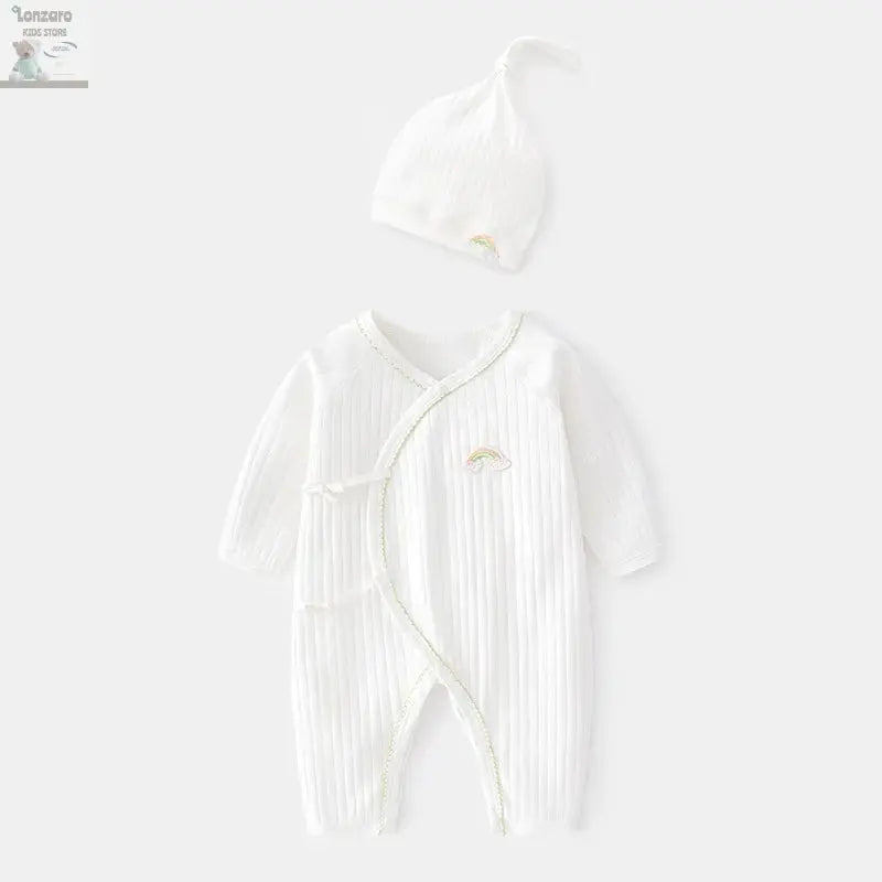 Lichtgewicht Katoenen Romper voor Pasgeborenen 0-6M - Lonzaro Kids