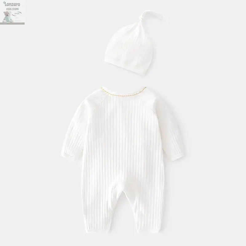 Lichtgewicht Katoenen Romper voor Pasgeborenen 0-6M - Lonzaro Kids