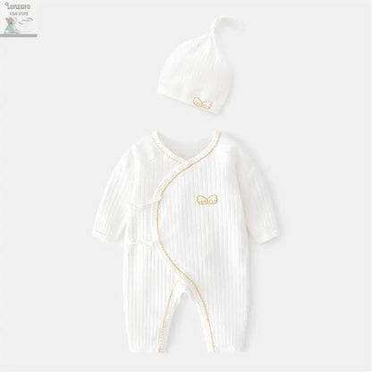 Lichtgewicht Katoenen Romper voor Pasgeborenen 0-6M - Lonzaro Kids