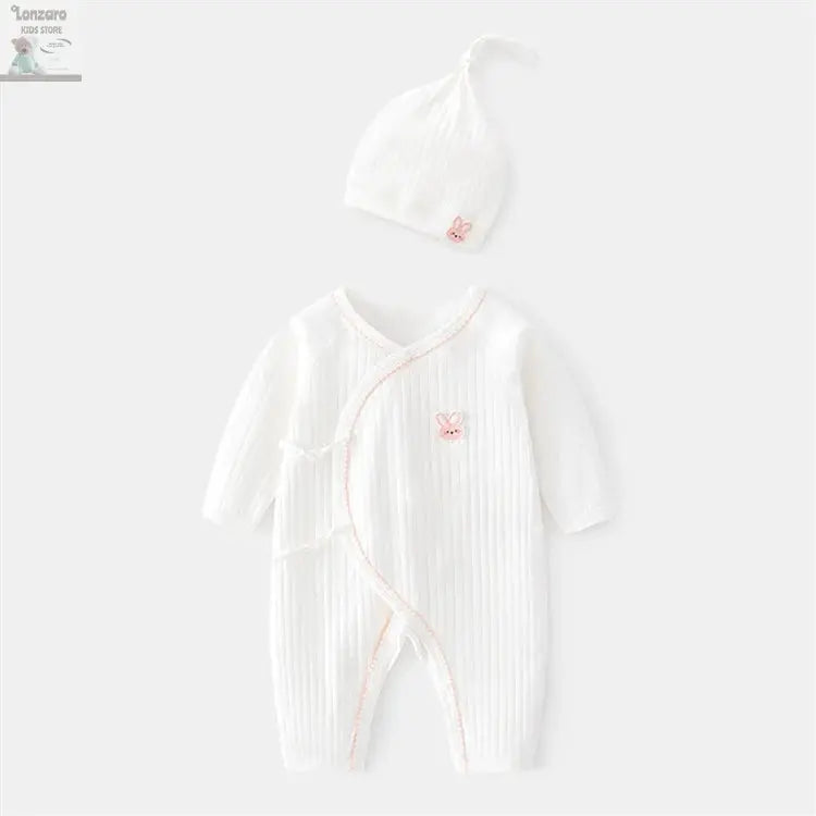 Lichtgewicht Katoenen Romper voor Pasgeborenen 0-6M - Lonzaro Kids
