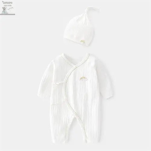 Lichtgewicht Katoenen Romper voor Pasgeborenen 0-6M - Lonzaro Kids