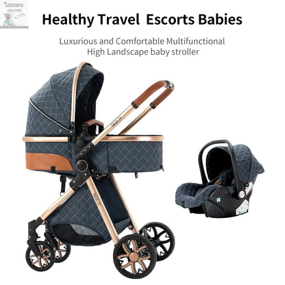 Lightweight Kinderwagen 3-IN-1 Luxury - Lonzaro Kids