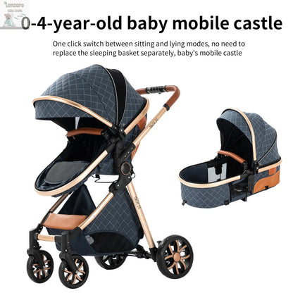 Lightweight Kinderwagen 3-IN-1 Luxury - Lonzaro Kids