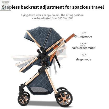 Lightweight Kinderwagen 3-IN-1 Luxury - Lonzaro Kids