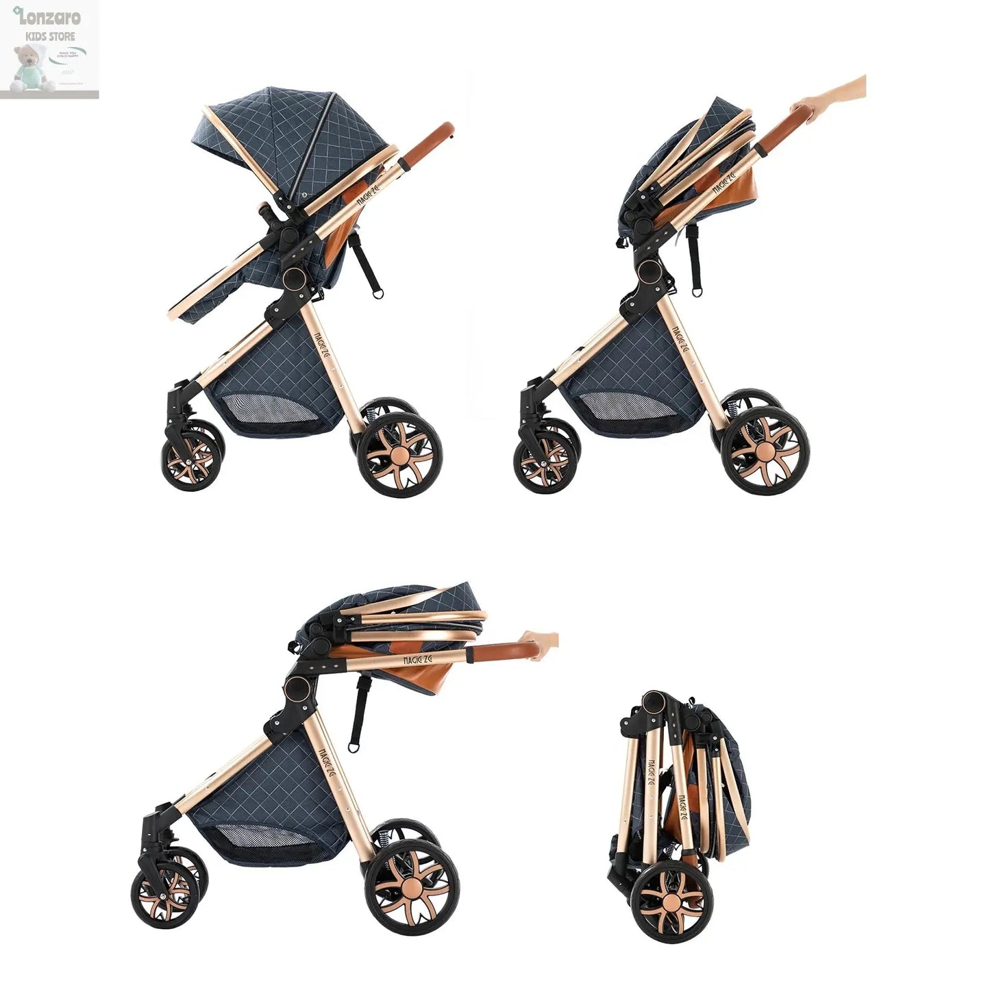 Lightweight Kinderwagen 3-IN-1 Luxury - Lonzaro Kids