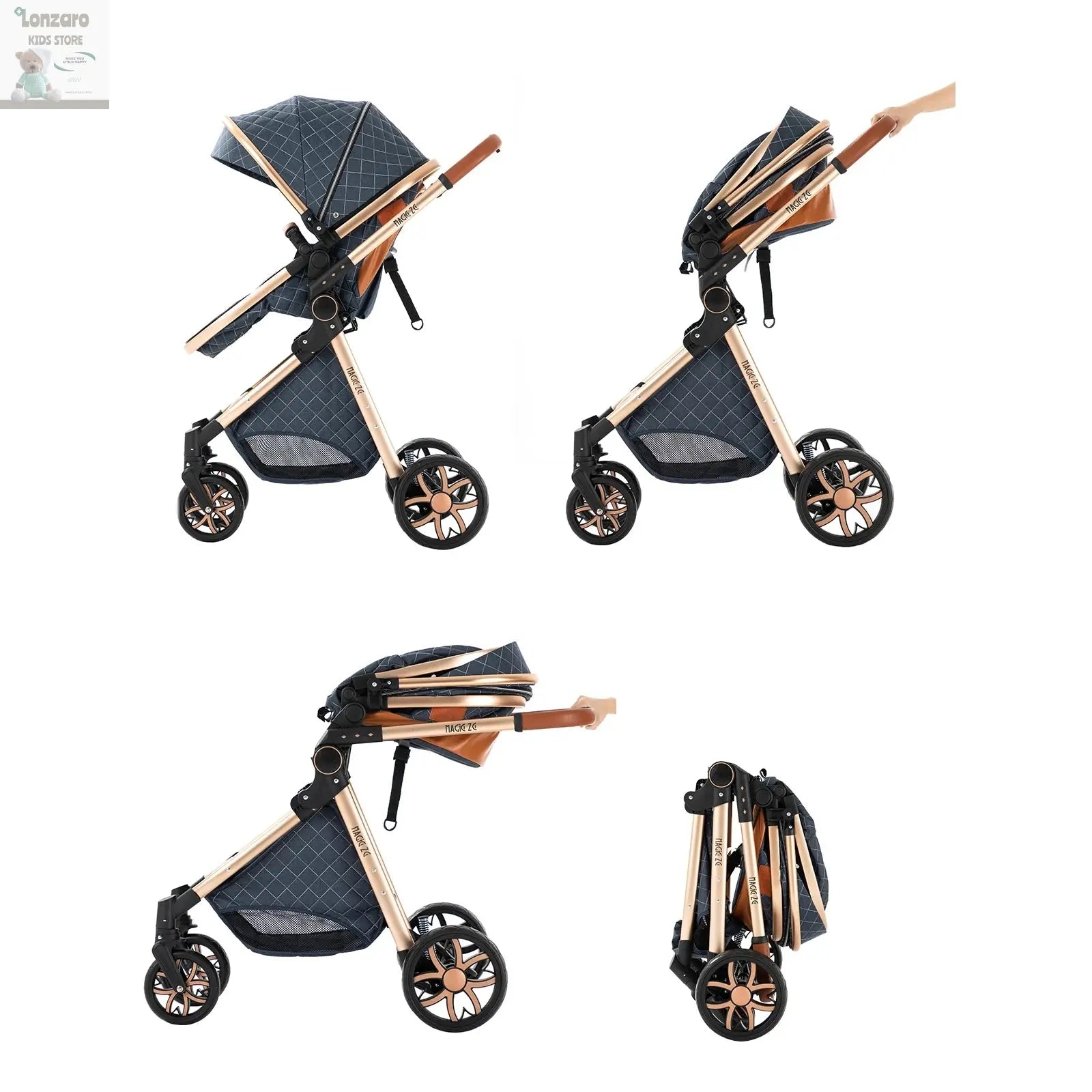 Lightweight Kinderwagen 3-IN-1 Luxury - Lonzaro Kids