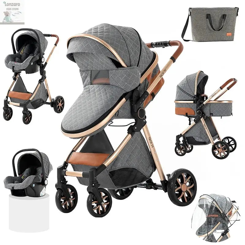 Lightweight Kinderwagen 3-IN-1 Luxury - Lonzaro Kids