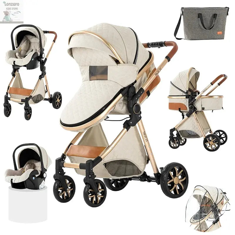 Lightweight Kinderwagen 3-IN-1 Luxury - Lonzaro Kids
