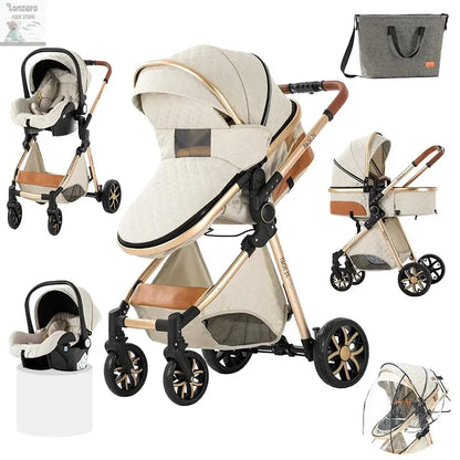 Lightweight Kinderwagen 3-IN-1 Luxury - Lonzaro Kids