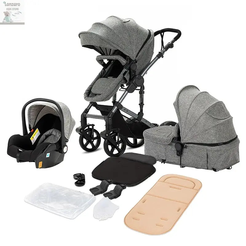 Lightweight Kinderwagen 3-IN-1 Luxury - Lonzaro Kids