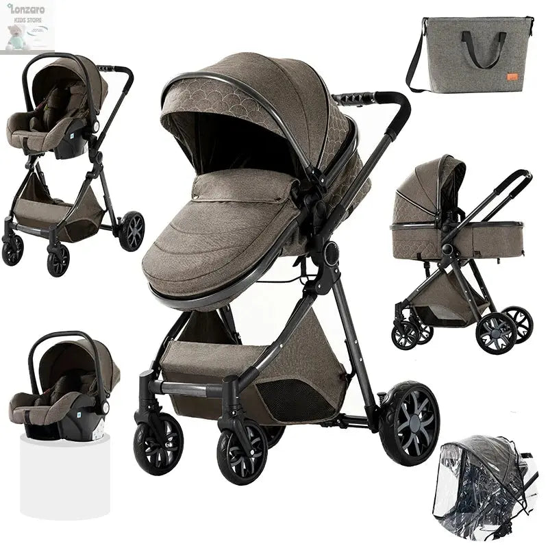 Lightweight Kinderwagen 3-IN-1 Luxury - Lonzaro Kids