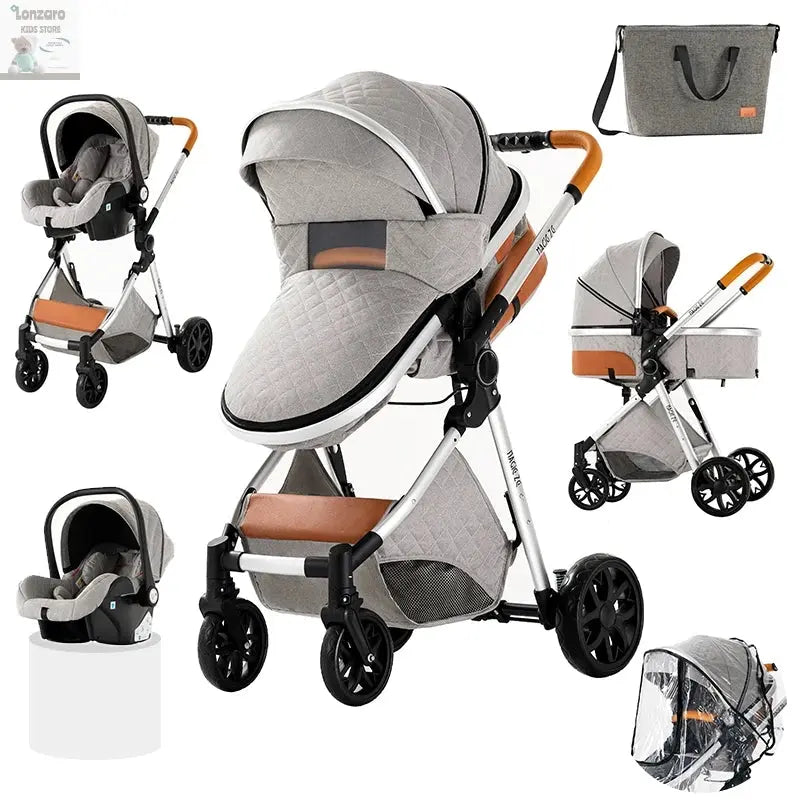 Lightweight Kinderwagen 3-IN-1 Luxury - Lonzaro Kids