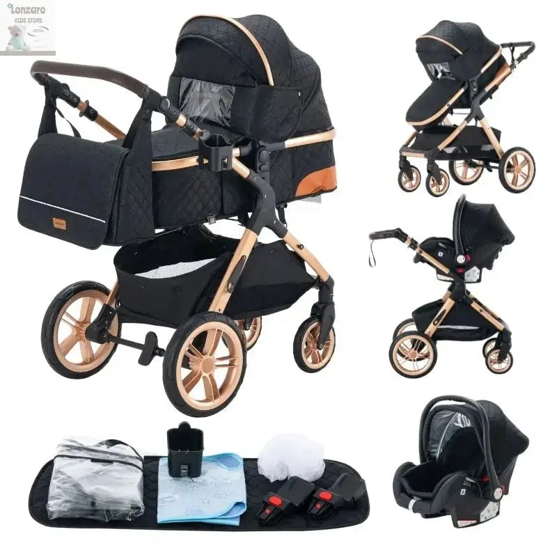 Luxueuze 3-in-1 Babywagen - Lonzaro Kids