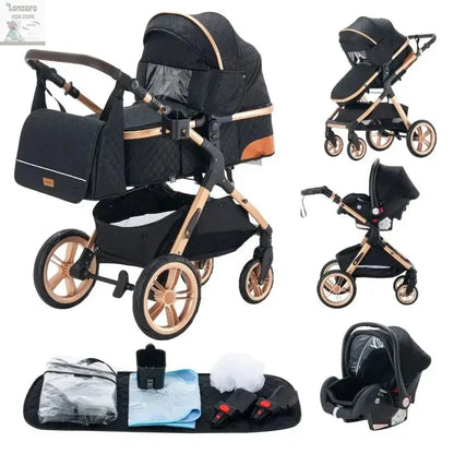 Luxueuze 3-in-1 Babywagen - Lonzaro Kids