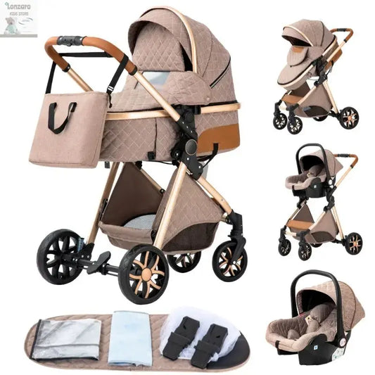 Luxueuze 3-in-1 Babywagen - Lonzaro Kids