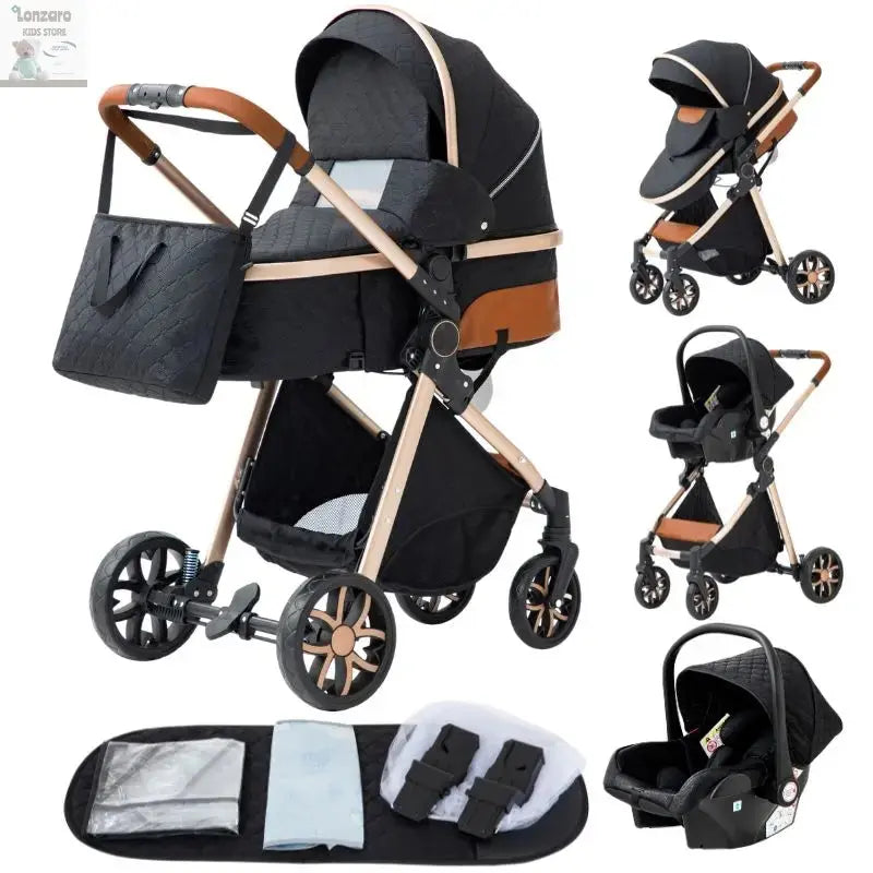Luxueuze 3-in-1 Babywagen - Lonzaro Kids