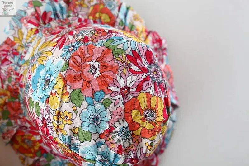 Meisjes - Jurkje met Vleugels en Bloemen Lonzaro Kids