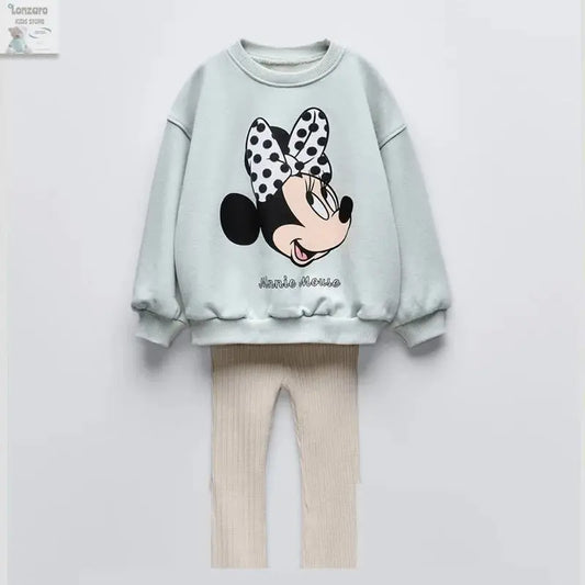 Minnie Mouse Baby Sweater & Pants Lonzaro Kids
