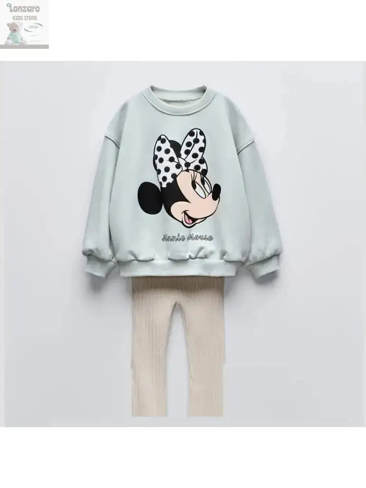 Minnie Mouse Baby Sweater & Pants Lonzaro Kids