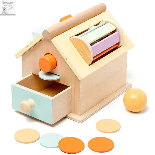 Montessori 5-in-1 Speelgoeddoos voor Peuters - Lonzaro Kids