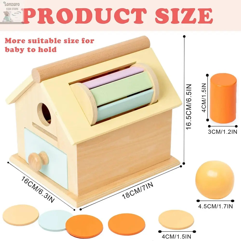 Montessori 5-in-1 Speelgoeddoos voor Peuters - Lonzaro Kids