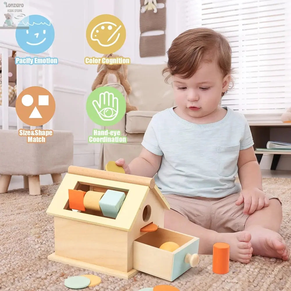 Montessori 5-in-1 Speelgoeddoos voor Peuters - Lonzaro Kids