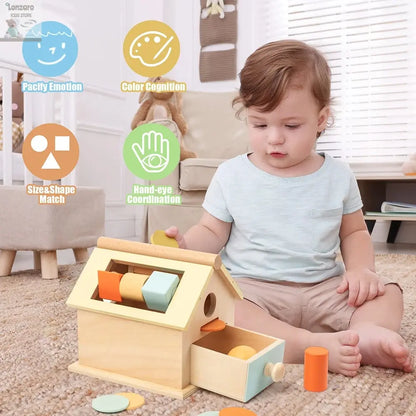 Montessori 5-in-1 Speelgoeddoos voor Peuters - Lonzaro Kids