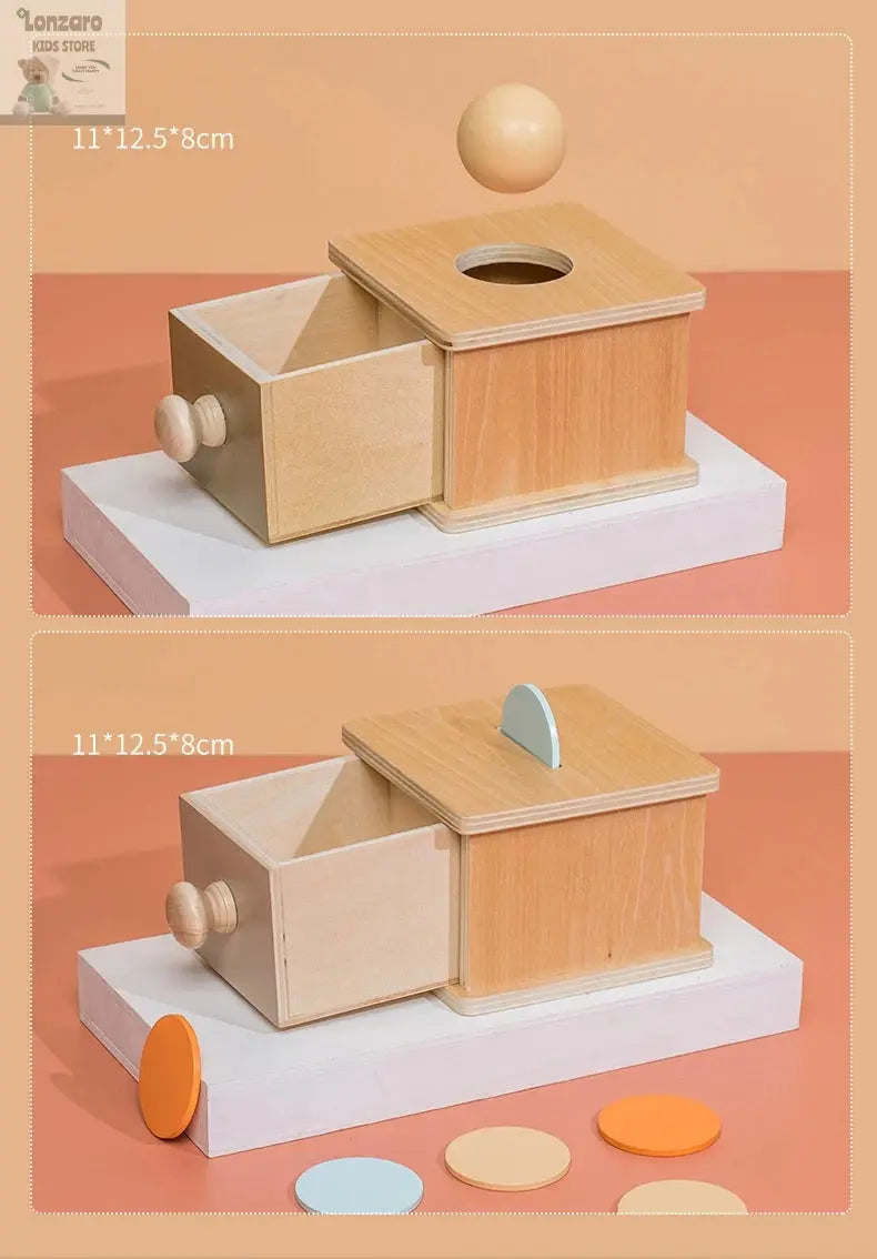 Montessori 5-in-1 Speelgoeddoos voor Peuters - Lonzaro Kids