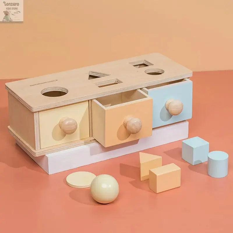 Montessori 5-in-1 Speelgoeddoos voor Peuters - Lonzaro Kids