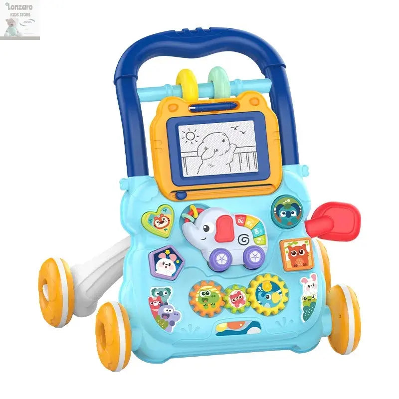 Muzikale Olifanten loopwagen voor Babys Lonzaro Kids