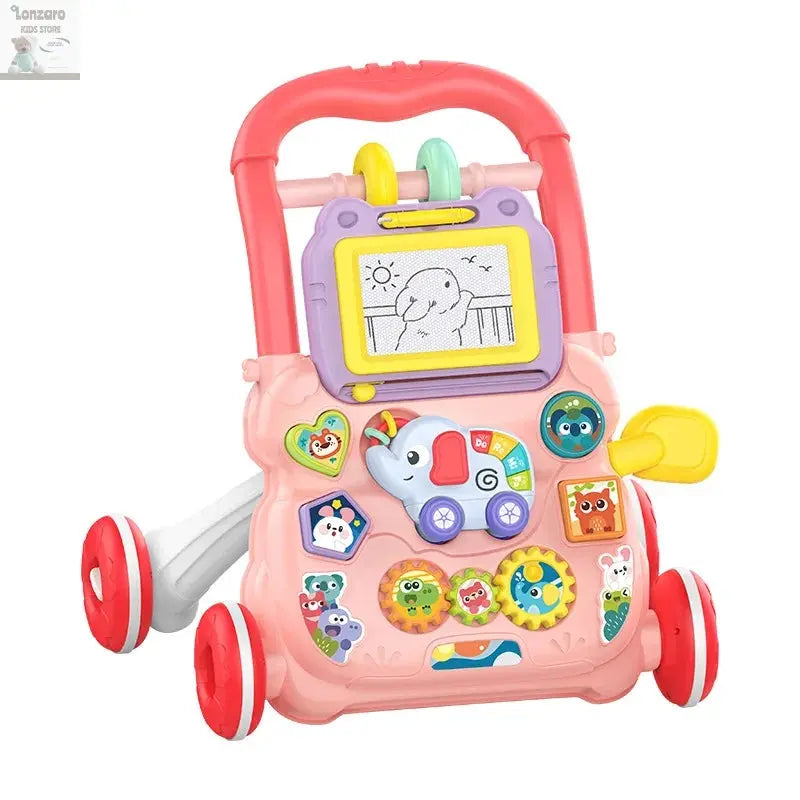 Muzikale Olifanten loopwagen voor Babys Lonzaro Kids