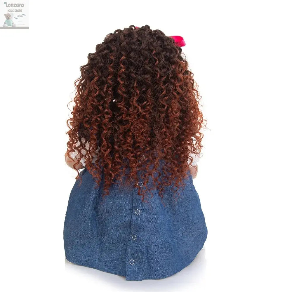 New Design Density Curls As Princess Reborn Baby Dolls Lifelike 60 CM Toddler Bebe Dolls Toy Kids Cosplay Playmate Birthday Gift Lonzaro Kids
