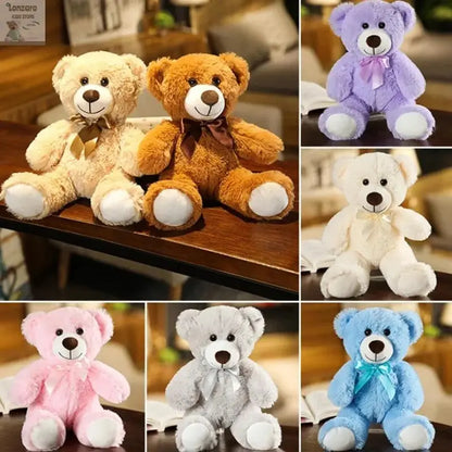 New Hot Christmas Bear Lovely Teddy Bear Plush Toys Stuffed Cute Bear Doll Boys&Girls Valentine's Gift Kids Baby Christmas Gift Lonzaro Kids