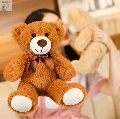New Hot Christmas Bear Lovely Teddy Bear Plush Toys Stuffed Cute Bear Doll Boys&Girls Valentine's Gift Kids Baby Christmas Gift Lonzaro Kids