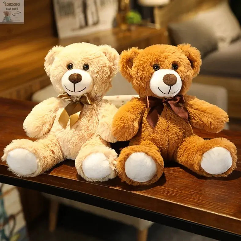 New Hot Christmas Bear Lovely Teddy Bear Plush Toys Stuffed Cute Bear Doll Boys&Girls Valentine's Gift Kids Baby Christmas Gift Lonzaro Kids
