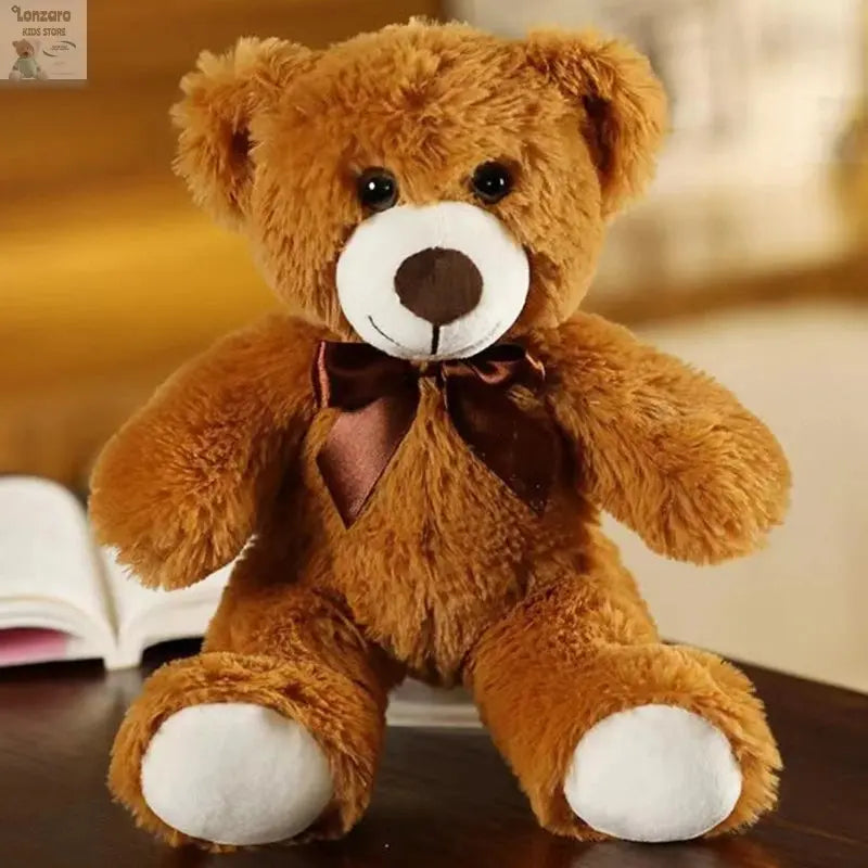 New Hot Christmas Bear Lovely Teddy Bear Plush Toys Stuffed Cute Bear Doll Boys&Girls Valentine's Gift Kids Baby Christmas Gift Lonzaro Kids