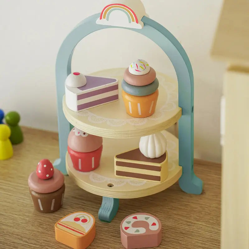 Koninklijke Theetijd Speelset - Houten Keuken Speelgoed - Lonzaro Kids