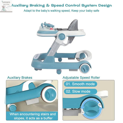 Opvouwbare Baby-Activiteitenloper en muzikale Lonzaro Kids