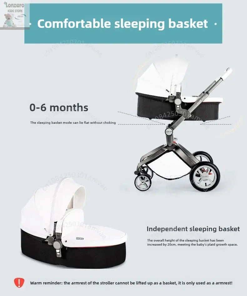 Opvouwbare Lichtgewicht Kinderwagen - Lonzaro Kids