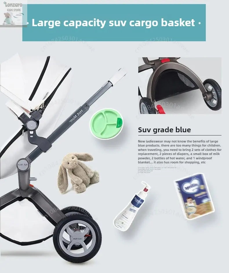 Opvouwbare Lichtgewicht Kinderwagen - Lonzaro Kids