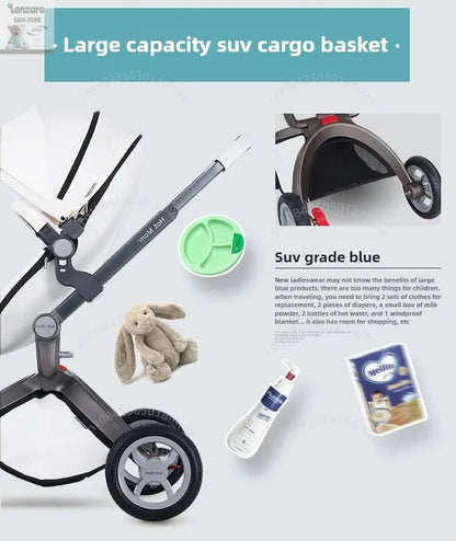 Opvouwbare Lichtgewicht Kinderwagen - Lonzaro Kids
