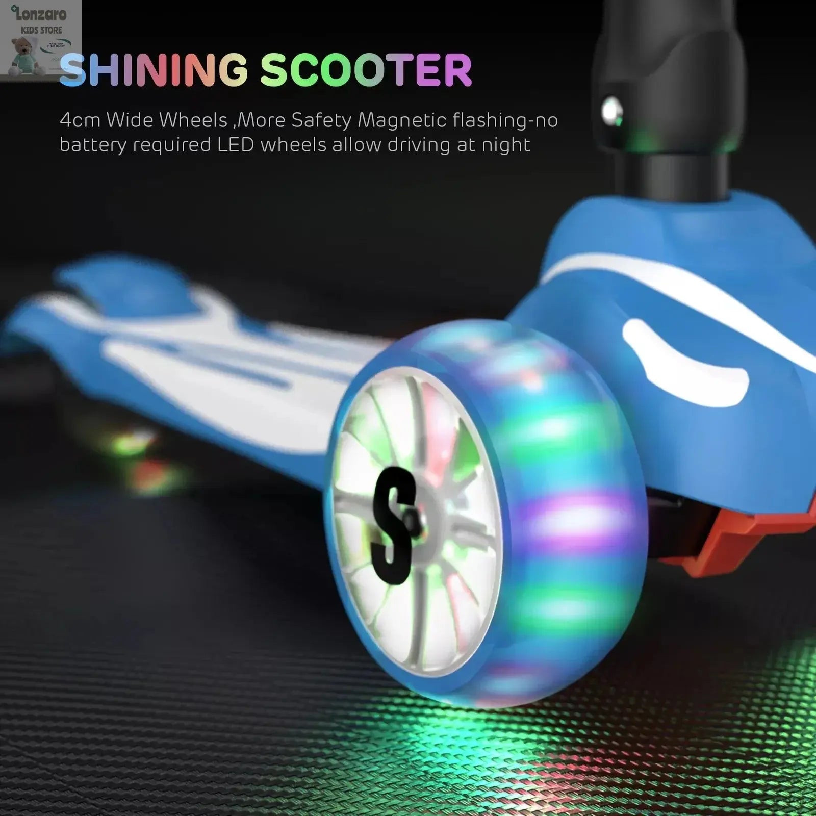 Peuters Scooter Vouwbare Driewieler voor Peuters - Lonzaro Kids