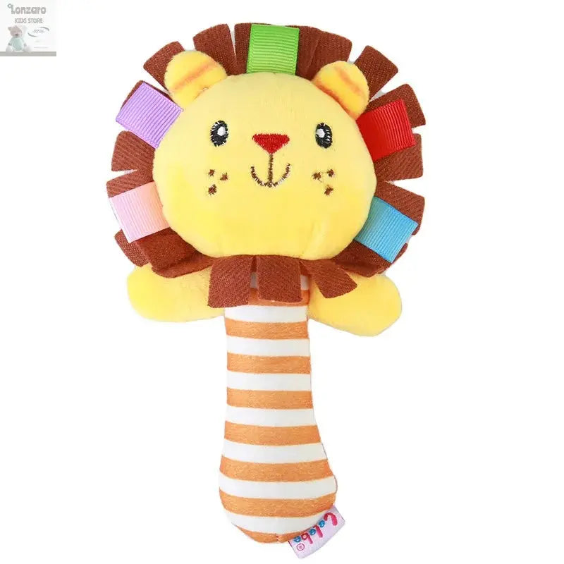 Pluche Dier Rammelaar voor Baby's - Educatief Speelgoed Lonzaro Kids