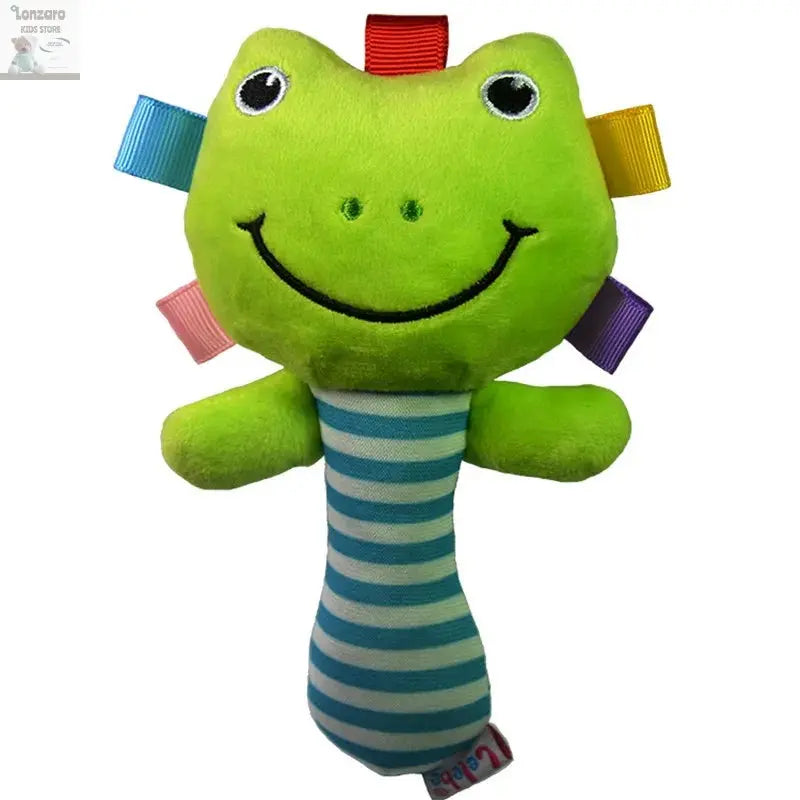 Pluche Dier Rammelaar voor Baby's - Educatief Speelgoed Lonzaro Kids