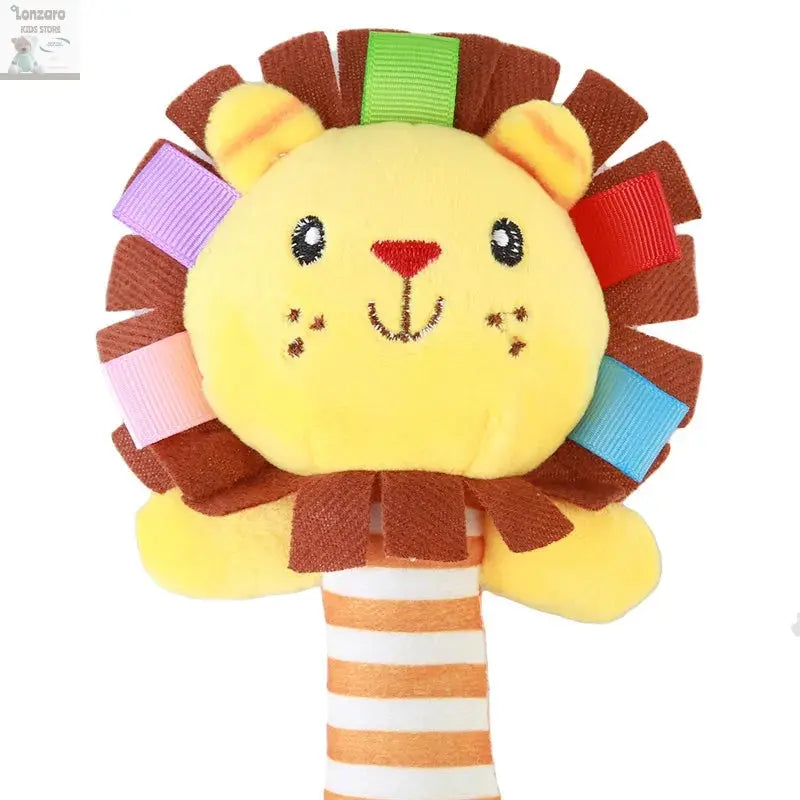 Pluche Dier Rammelaar voor Baby's - Educatief Speelgoed Lonzaro Kids