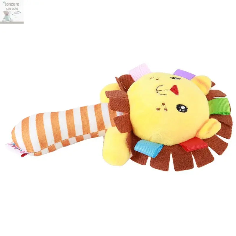 Pluche Dier Rammelaar voor Baby's - Educatief Speelgoed Lonzaro Kids