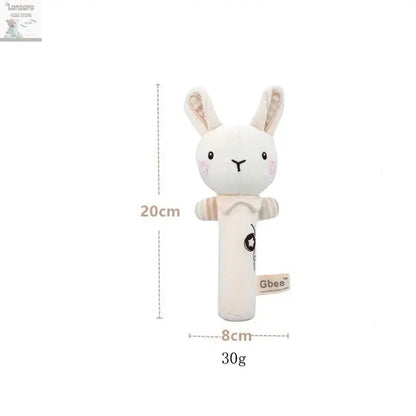 Pluche Dier Rammelaar voor Baby's - Educatief Speelgoed Lonzaro Kids