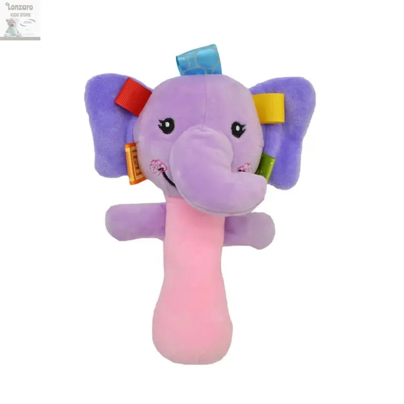 Pluche Dier Rammelaar voor Baby's - Educatief Speelgoed Lonzaro Kids