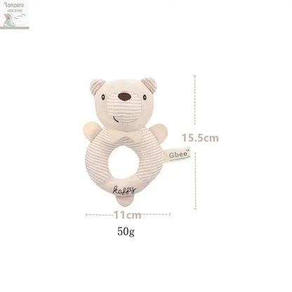 Pluche Dier Rammelaar voor Baby's - Educatief Speelgoed Lonzaro Kids